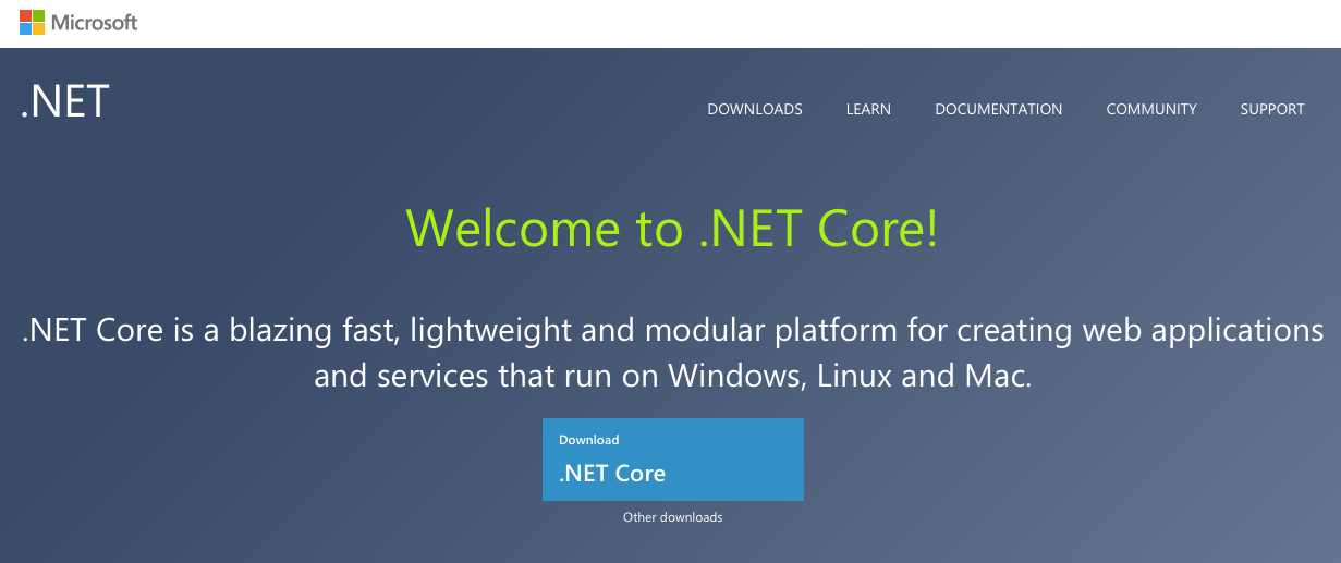 .NET Core - https://www.microsoft.com/net/core